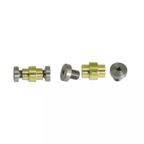 1/4" Tang Hole Stepped Barrel Fastener (Brass & Stainless)