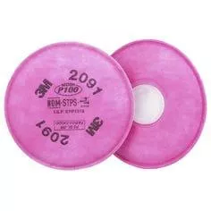 3M 2091 Particulate Filter/07000(AAD), P100 100 EA/Case