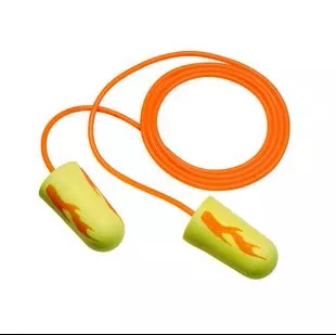 3M E-A-R E-A-Rsoft Yellow Neon Blasts Corded Earplugs [200 Pair] 311-1252
