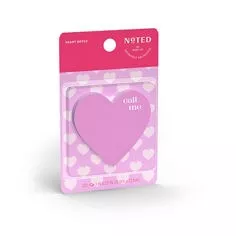 Post-it List Notes NTDV26-HRT-2, Dark Pink, 3 x 2.9 in (76 mm x 73 mm), 100 sheet, 100% PEFC, SGSCH-PEFC-COC-110078